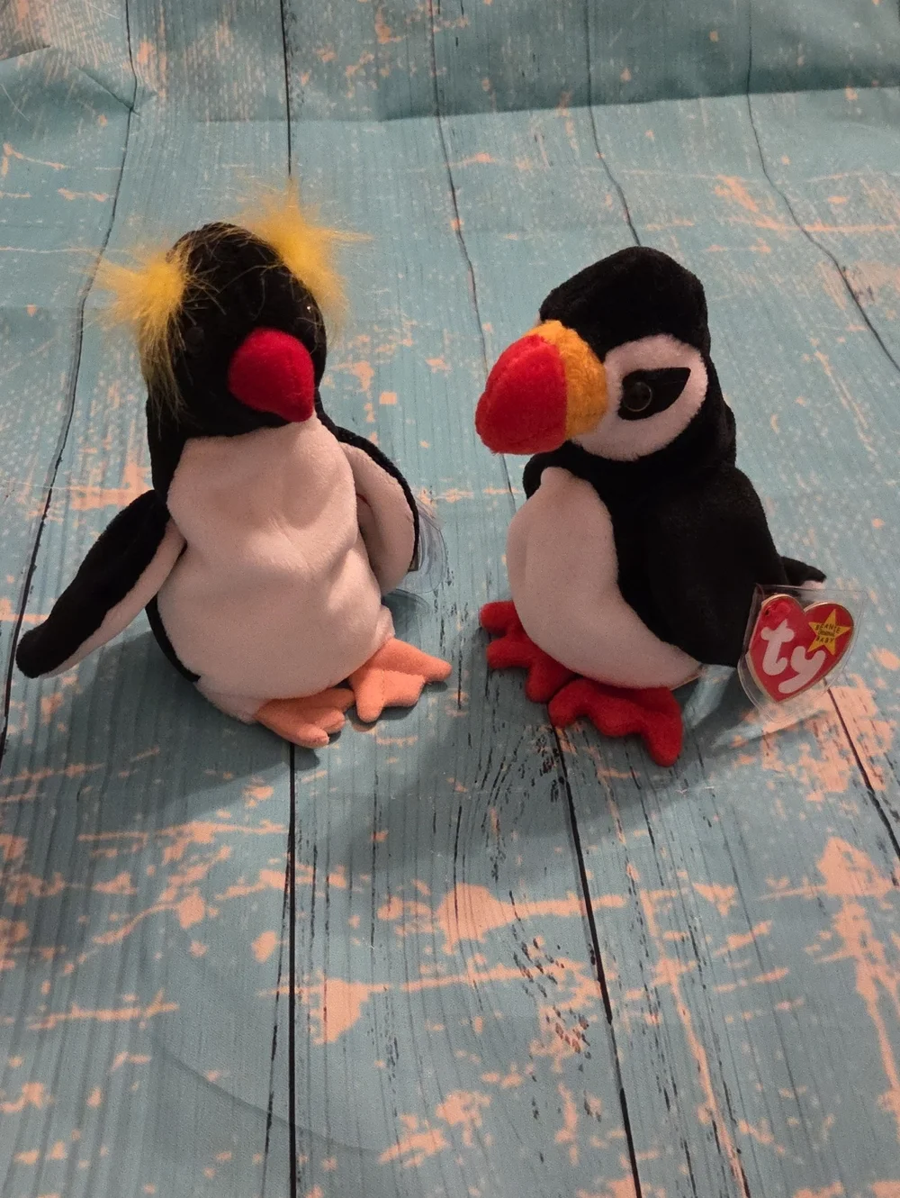 Ty Frigid & Puffer Beanie Babies